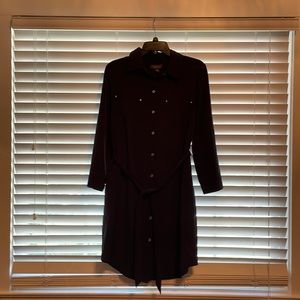 Navy Blue Dress With Gold Buttons Size 10